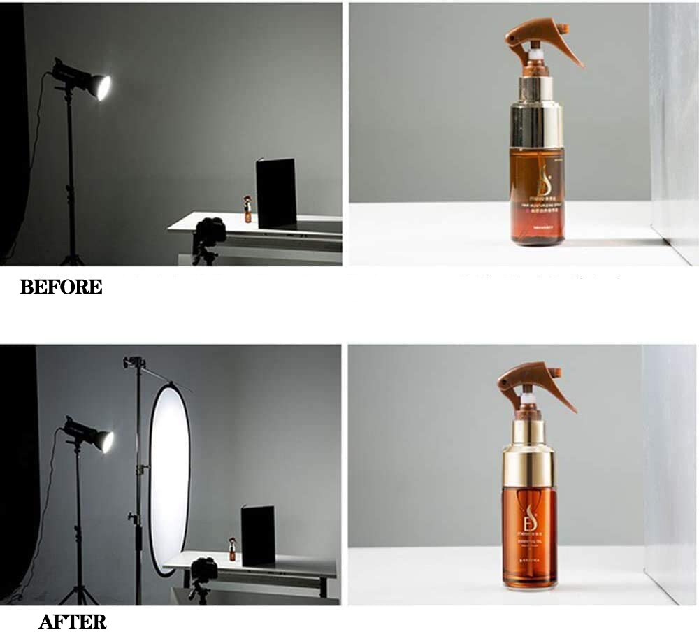 Reflector Fotografie Licht Diffuser Translucent Fotografie Afbeelding Reflector Draagbare Ovale Dslr Camera Licht Reflector 60x90cm