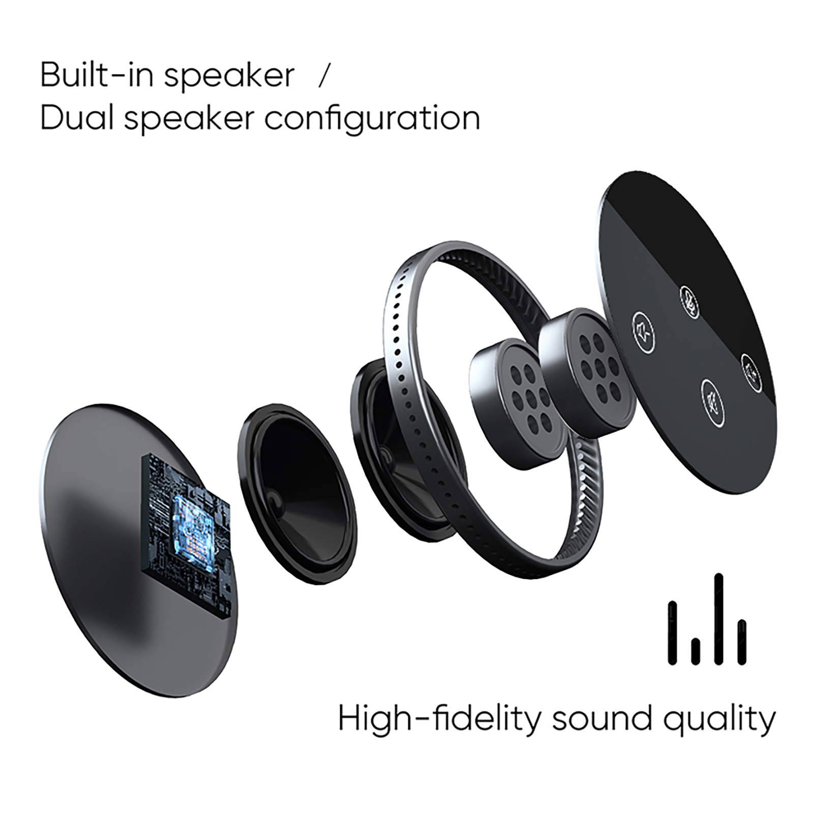 Desktop USB Conference Speakerphone Microphone 360° Omnidirectional Condenser Plug &amp; Play Mic for PC Laptop Video Conference