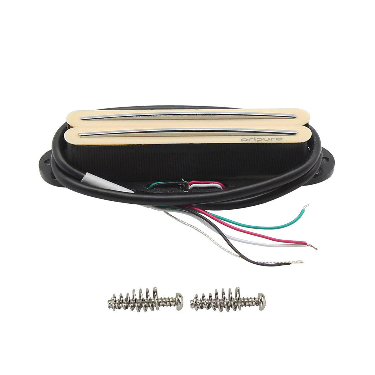 OriPure PB5 Alnico 5 Dual Rails Humbucker Guitar Pickup for ST Guitar: green