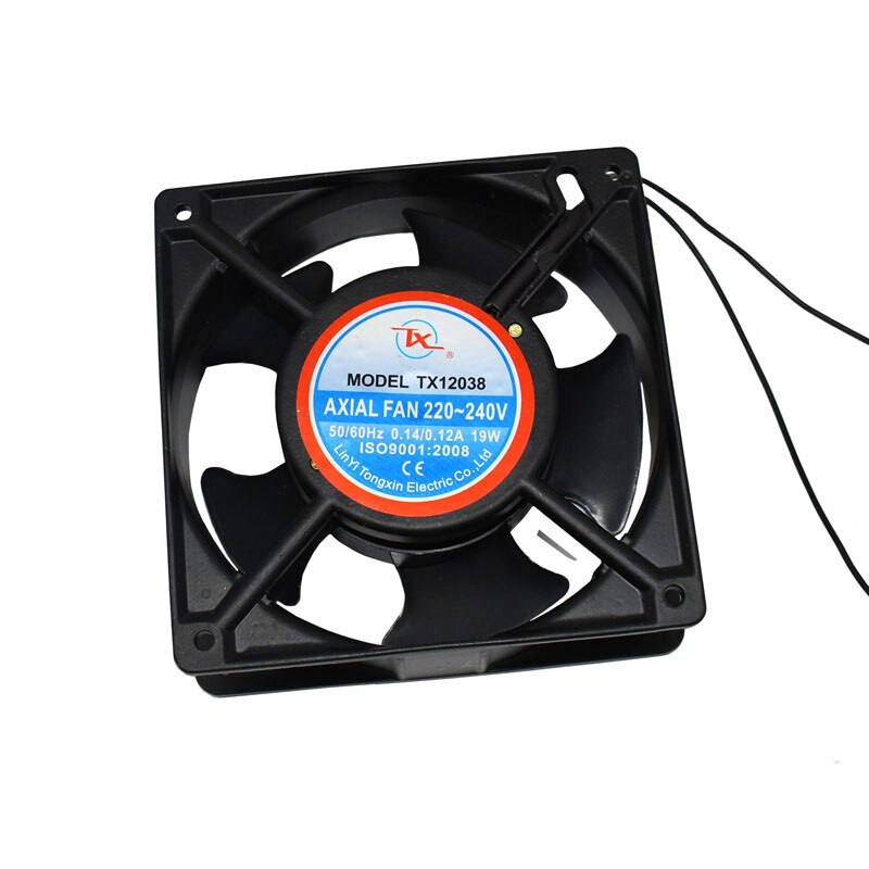 1 kpl tuulettimen tuuletin hiljainen aksiaalituuletin 220v 120 x 120 x 38mm jäähdytystuulettimen käyttö otsonointilaitteiden lisävarusteisiin juotospelti poistotuuletin