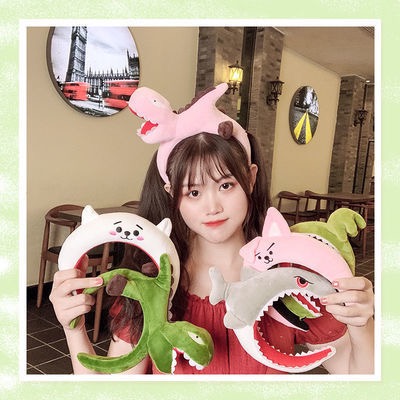 Funny hair band wash face headband makeup selfie hair accessories artifact girl headdress