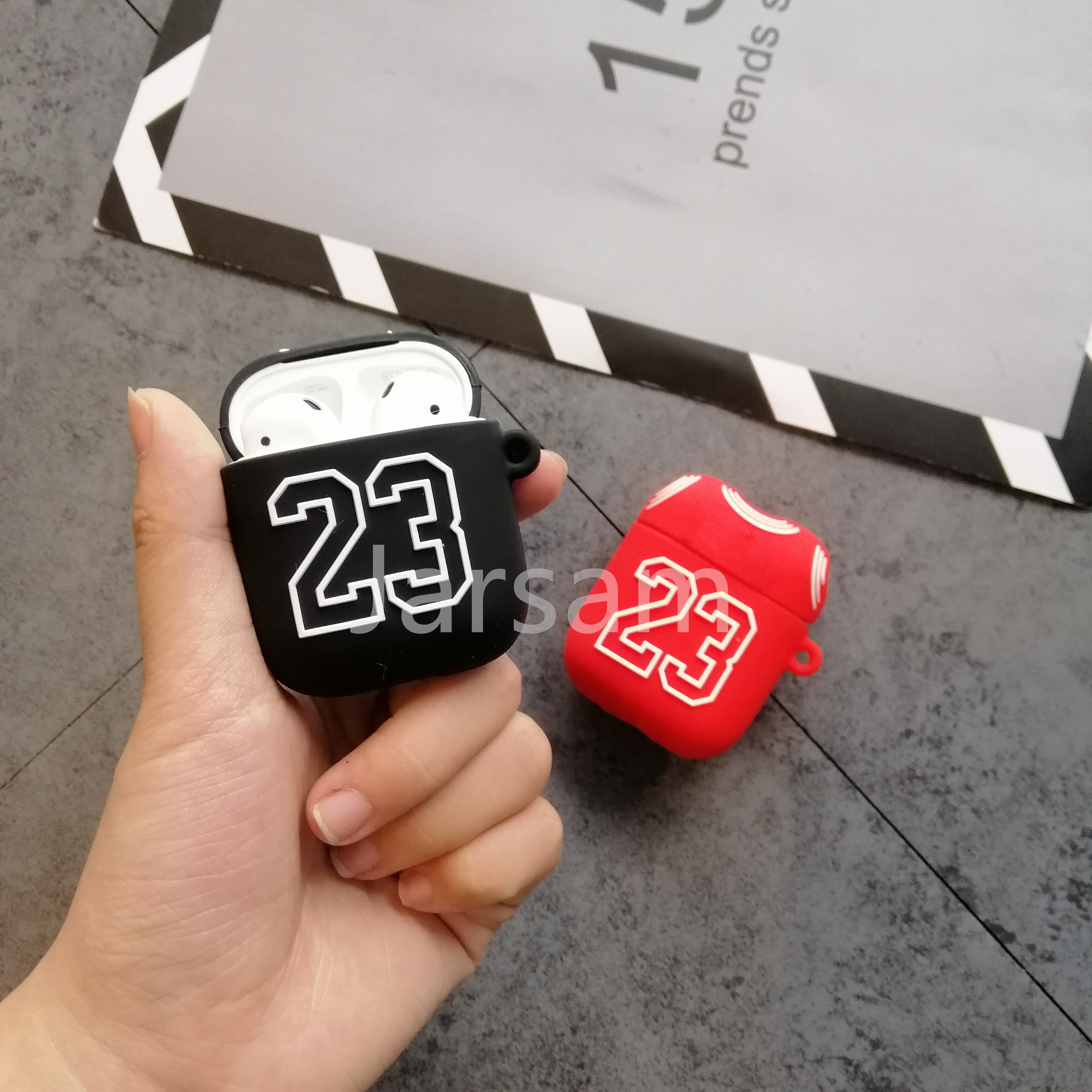 2020 per Airpods 2 Custodia In Silicone Del Punto Del Fumetto di Caso Della Copertura Per Apple Airpods Sveglio del Trasduttore Auricolare 3D caso Cuffia Per Earpods christm