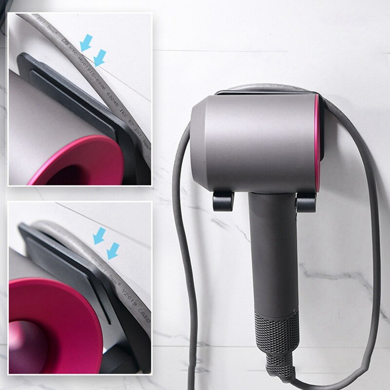 Support mural pour sèche-cheveux Dyson Supersonic, étagère de salle de bain, support de rangement pour sèche-cheveux