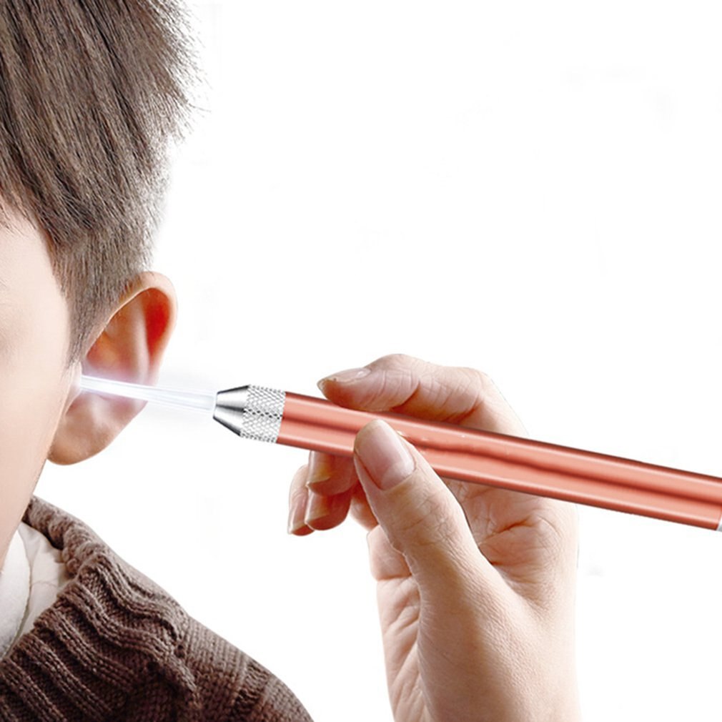 Juego de cucharas para los oídos para niños, pinzas de luz prácticas para bebés, cuchara para oídos visible, juego de cucharas para los oídos ligeras para niños