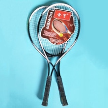 Raquette de Tennis débutant matériau carbone-titane léger Surface de raquette OS pour hommes femmes formation et apprentissage