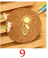 5 peças marcador de livro clássico de animal, material de papelaria, escolar marcadores de página de metal para livros, suporte para escola, presente fofo: 9