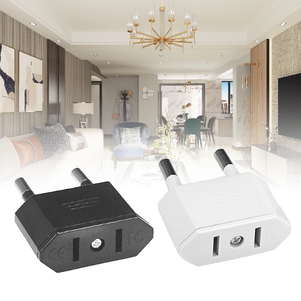 European to American Conversion Plug European Outlet Plug Outlet Plug Adapter Input from Usa to Europe Travel Power Plug