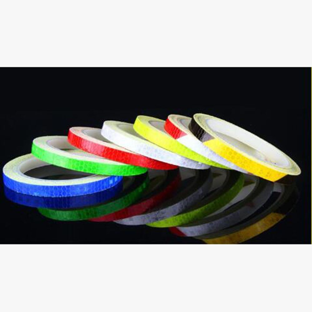 Bike Fahrrad Reflektierende Band Fluoreszierende Radfahren Reflektierende Aufkleber Klebeband Fahrrad Aufkleber Fahrrad Zubehör