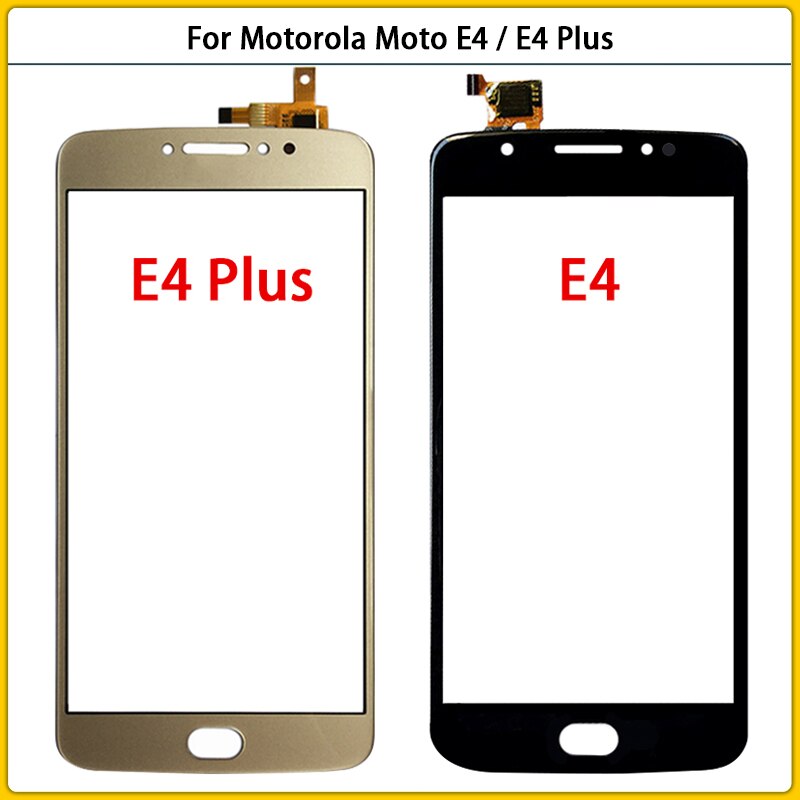 E4 Touchscreen For Motorola Moto E4 Plus XT1770 XT1773 Touch Screen Panel Digitizer Sensor LCD Front Glass XT1762 XT1763