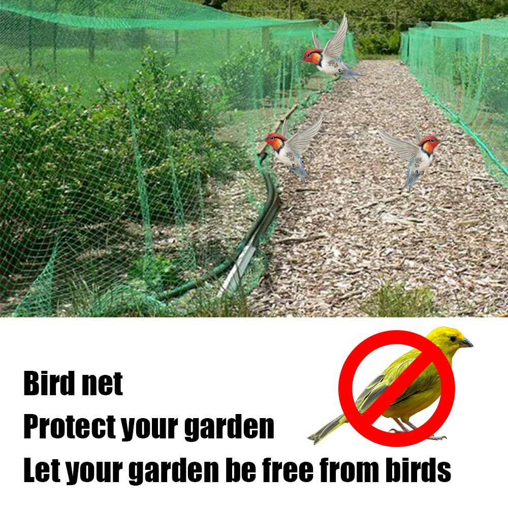 Green Bird Protection Net Protects Rodent Birds Protects Plants And Fruit Trees Vegetable Garden Flower Seeds Garden Netting