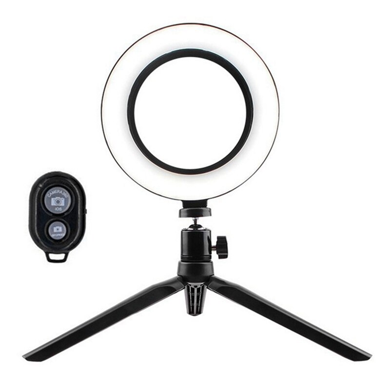 1 Set 58Mm Macro Close Up Lens & 1Pcs Desktop Lighting Bracket Tripod Ring Photography 12W Led Lamp Fill-In Light
