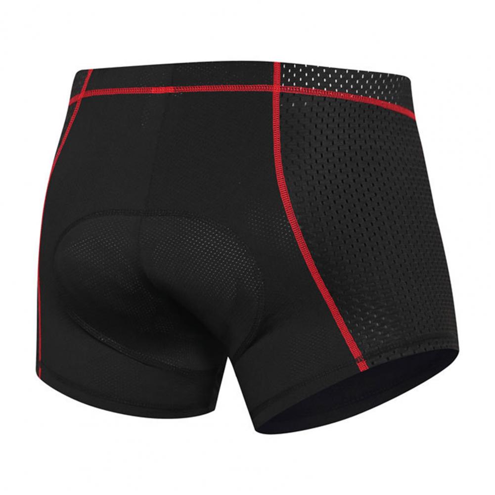 Slip da ciclismo moda uomo cuscino stampato in silicone ispessito traspirante alta elasticità pantaloncini neri sottili accessori da ciclismo