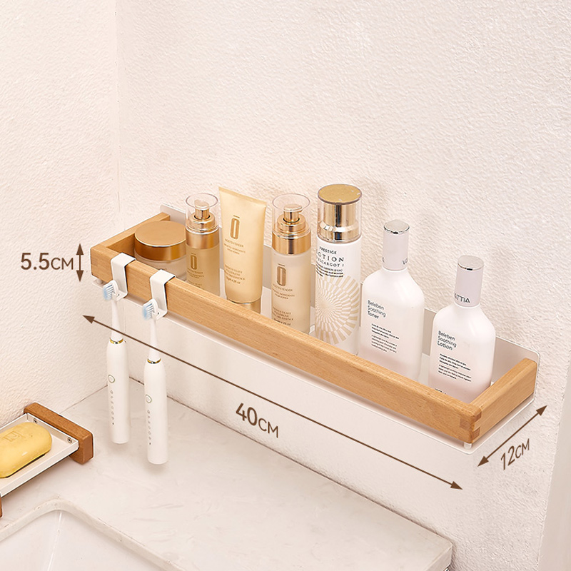 Holz Schwarz Küche Regal Schraube Installation machen-hoch Organizer geistig Ecke Regal Lagerung Regal Dusche Zauberstab Gestell Badezimmer: Blau