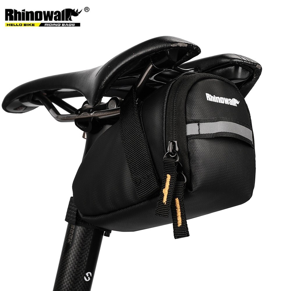 Rhinowalk-bolsa impermeable para SILLÍN de bicicleta, bolsa debajo del asiento, a prueba de lluvia, accesorios para ciclismo de montaña: T603