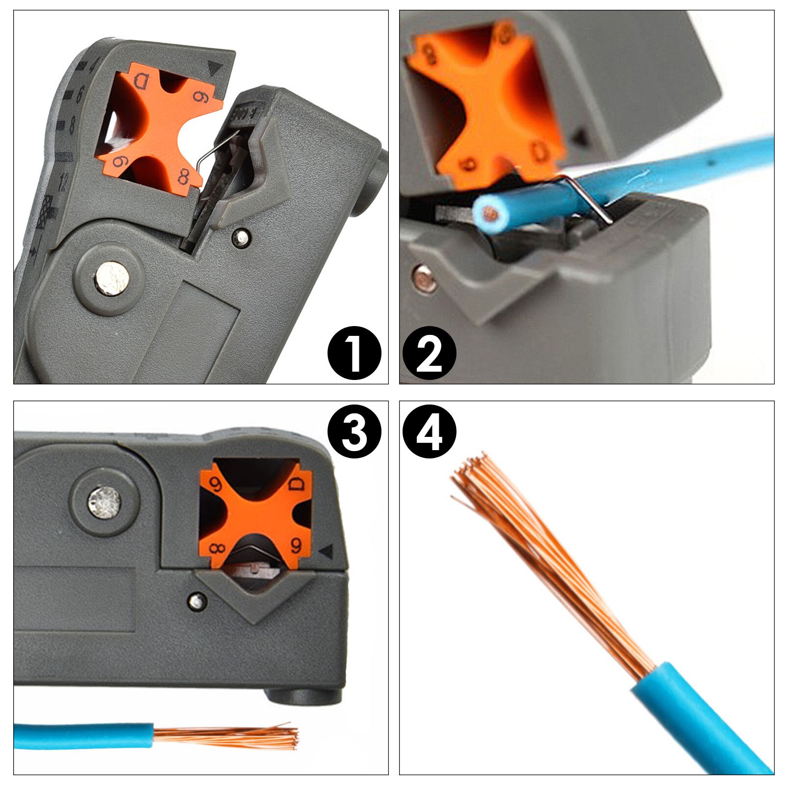 Wire Stripper Multifunctional Adjustable Cable Cutter Tool Suitable For UTP/STP And Other Network Cables