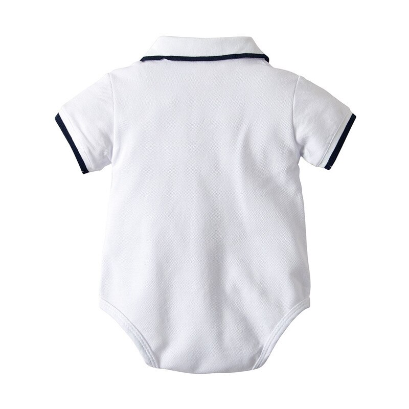 Baby clothes Infant Baby Boys Gentleman Short Sleeve Letter Printed Romper Clothes 3M-24M babys A20