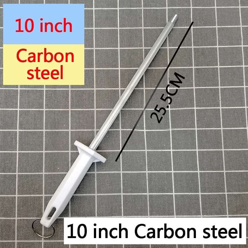 8.5 10 12 inch carbon diamond sharpening rob sharpening stone steel knife sharpener kitchen tools blade sharpener: 10 inch carbon steel