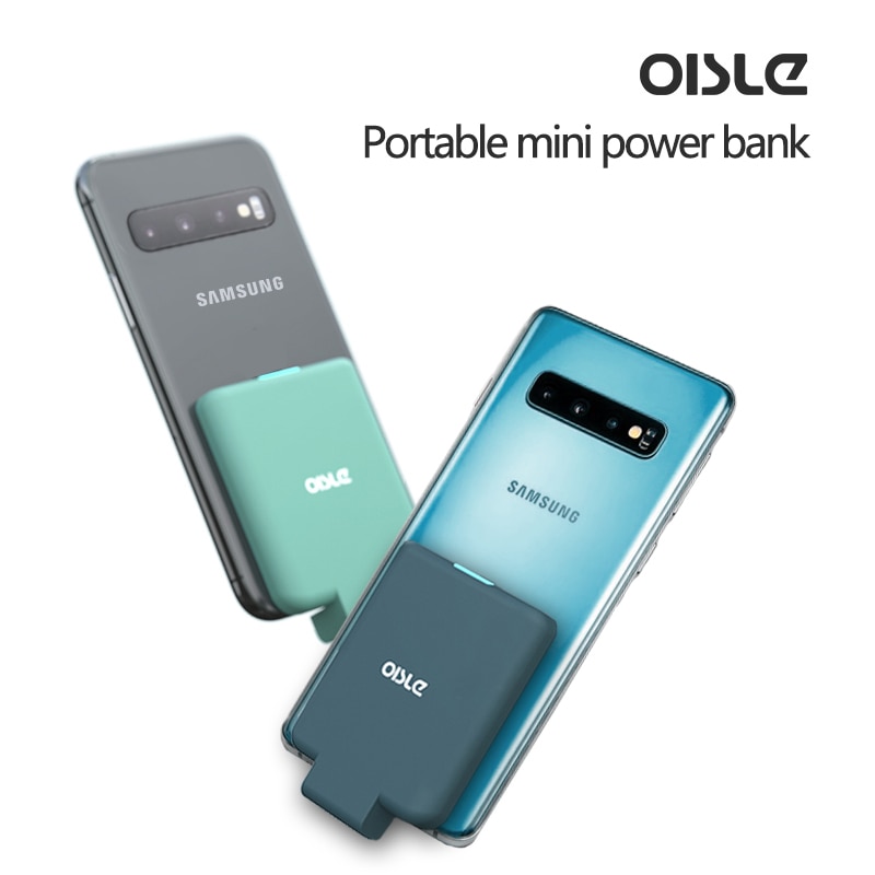 OISLE 4225mAh Type C Battery Charger Case External USB-C Power Bank Mini Charging Case For Samsung S8 S9 Plus Note8 / huawei p30