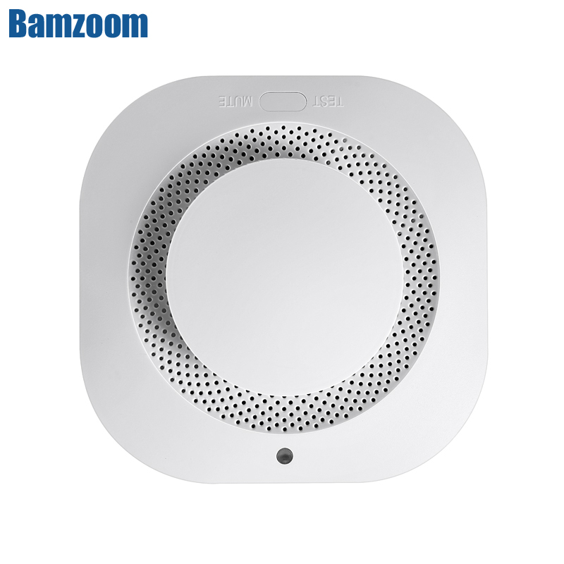 Smoke Detector Home Security Smart Wireless Independent Smoke Fire Detector ASK Alarm Sensor Low Battery Reminder Protect