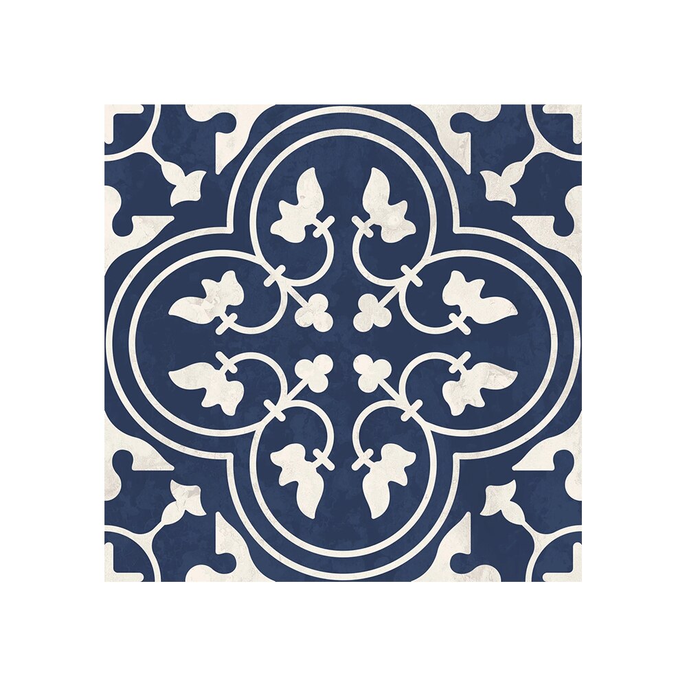 Moroccan Dark Grey Vinyl Floor Tile Sticker Panel Peel and Stick Decal Vinyl Floor Tile Sticker Floor decals Carreaux de Ciment: 2 / 10cmx10cmx10pcs