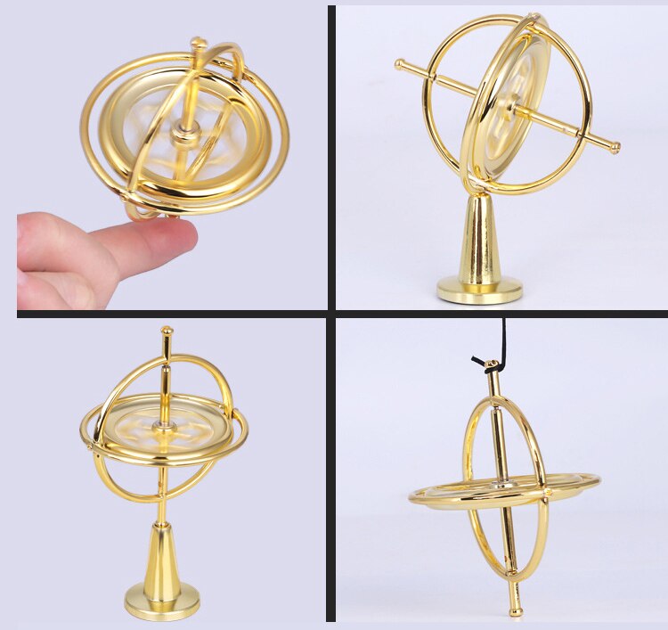 Selvbalancerende gyroskop anti-tyngdekraft dekompression pædagogisk legetøj finger gyroskop forskellige farver