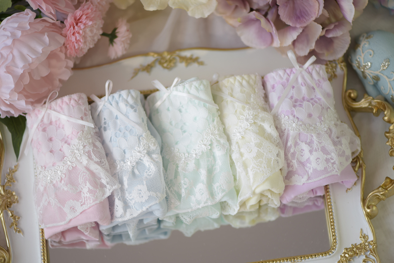 Culotte tanga en coton avec chaîne Unique en dentelle, 100% vraies photos, M L XL, mignonne princesse Kawaii, WP380