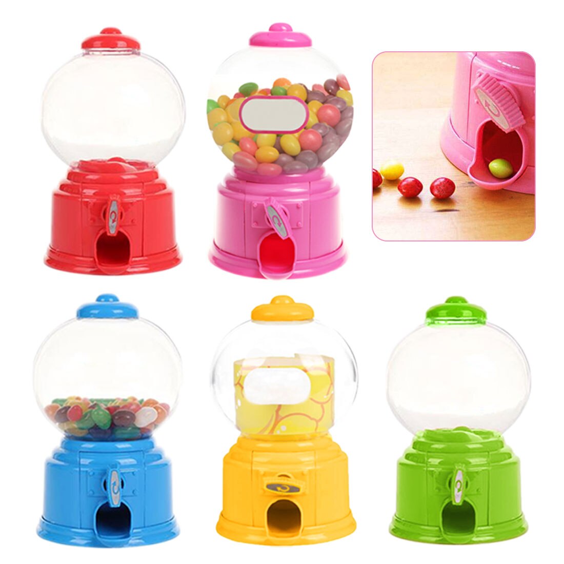 Mini snoepautomaat, schattige snoepjes, bubble gumball dispenser, spaarpot, speelgoed voor kinderen, snacks, opbergdoos, schattige snoepjes