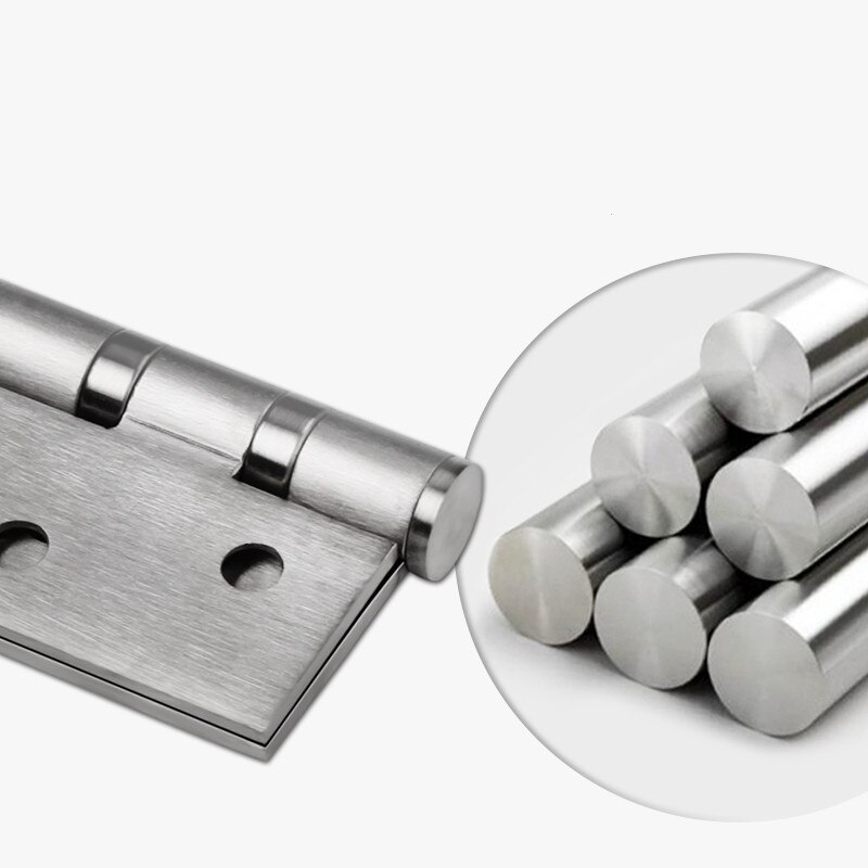 4-Inch Rvs Platte Opening Stille Lager Scharnier Voor Deur Indoor Deur Houten Deur Scharnier Voor Gemeenschappelijke Deur blad