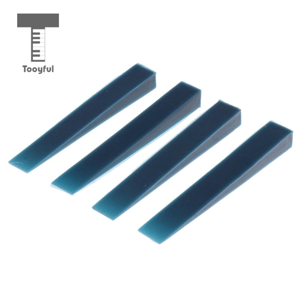 Set van  of 4 piano stemdempers rubberen dempers voor piano stemapparaat: Blauw 