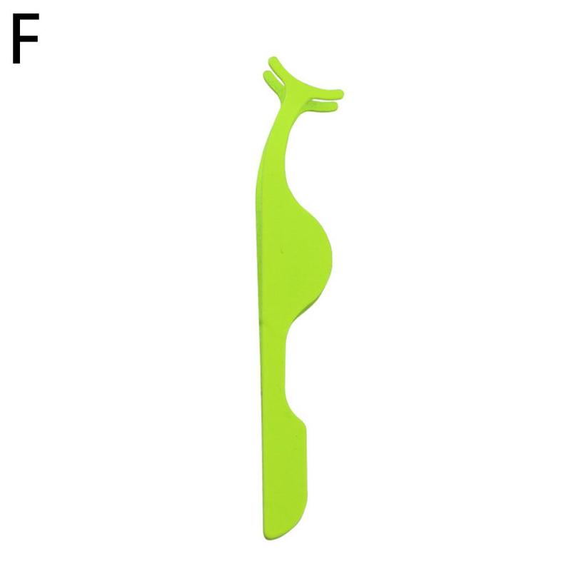 Pinzette per ciglia finte applicatore per ciglia finte estensione ciglia bigodino pinza ausiliaria pinza per trucco strumenti 1 pz