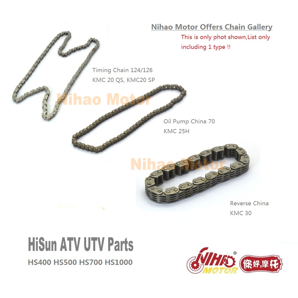 HS-18 HS700 Timing Chain 126 section Hisun Parts HS1102MU 700cc HS 700 FORGE SECTOR ATV UTV Quad Engine Spare For Coleman