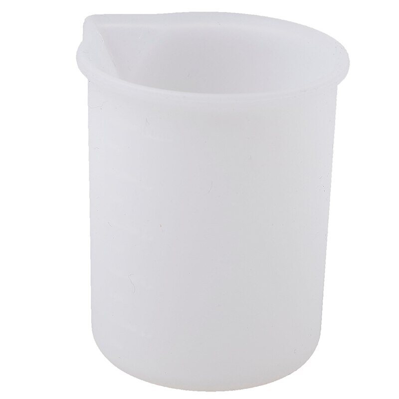 2PCS 100ml Transparent Silicone Cup Scale Crystal Glue Measuring Cup Reusable Measuring Tools For DIY Baking Kitchen Accessories