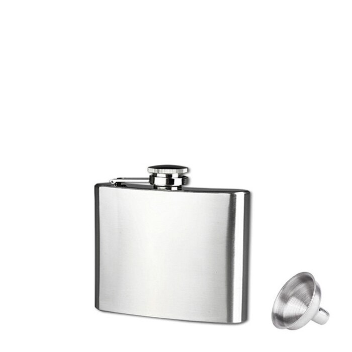 Offre Spéciale fiole digne de confiance en acier inoxydable hanche fiole liqueur Whisky bouchon d'alcool entonnoir Drinkware bouteille commodité # j3s: B