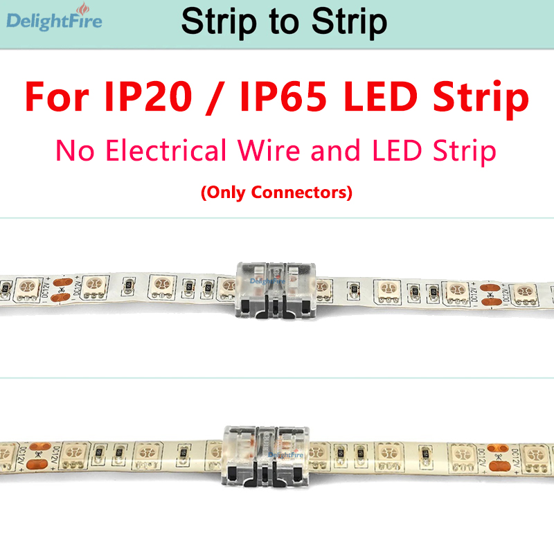 Soldeerloze LED-connector 6 5 4 3 2-pins LED-stripconnectoren voor RGB RGBW SMD 5050 WS2812B LED-strip Lichtdraadaansluiting: Zilver / 5-9 STUKS / 22P