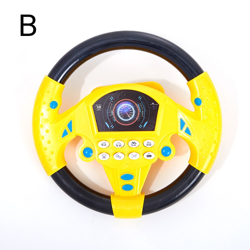 Simulatie Stuurwiel Met Licht Vroege Onderwijs Klinkende Speelgoed Voor Kids: B