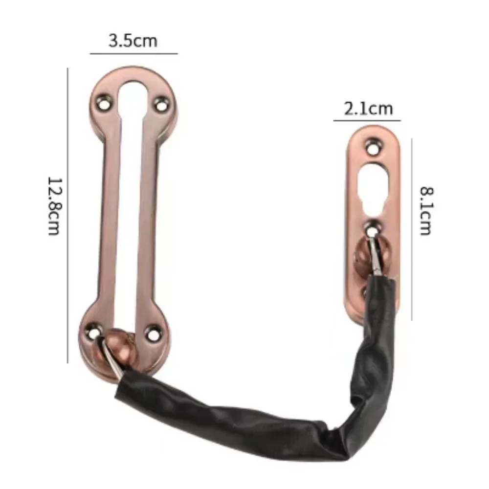 Interior Door Bolt Luminous Bolt old-fashioned Surface-mounted Room Roor Latch 90 Degree Heavy-duty Lock: Satin Nickel