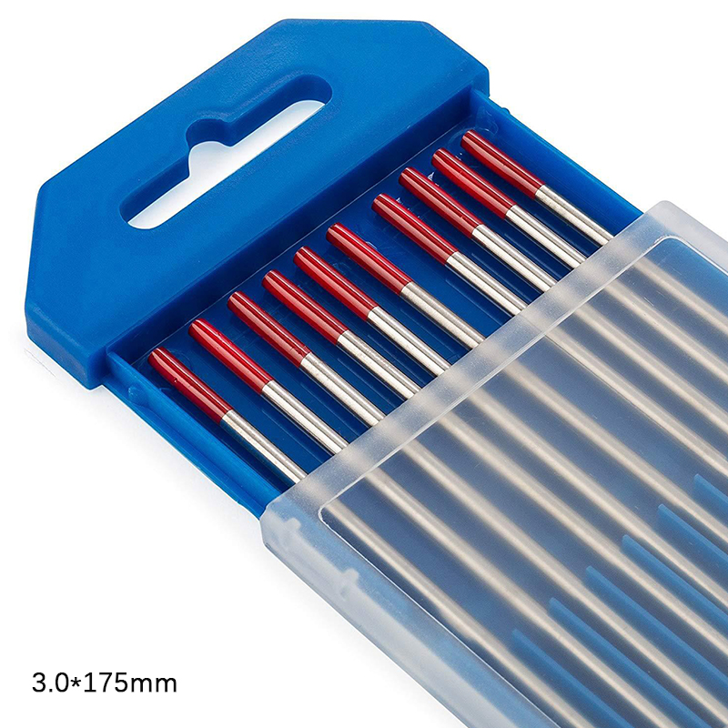 10 stücke Professionelle Wolfram Elektroden Schweiß Elektrode 1,0 1,6 2,0 2,4 3,0 3,2 4,0mm WT20 Tig Stangen