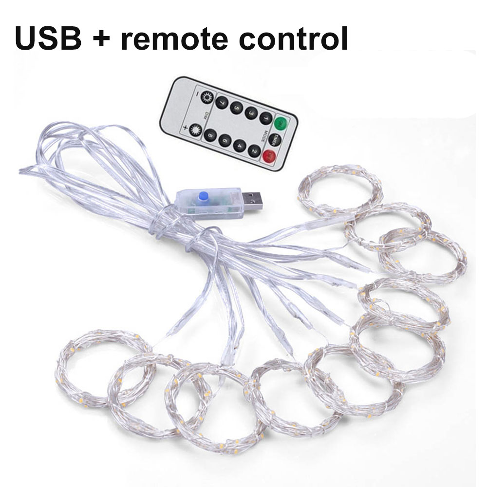 3x3M LED rideau fée chaîne lumière fête lumière 300 LED lumière de noël pour mariage maison fenêtre fête décor: 3mx2m (10 string) / RGB