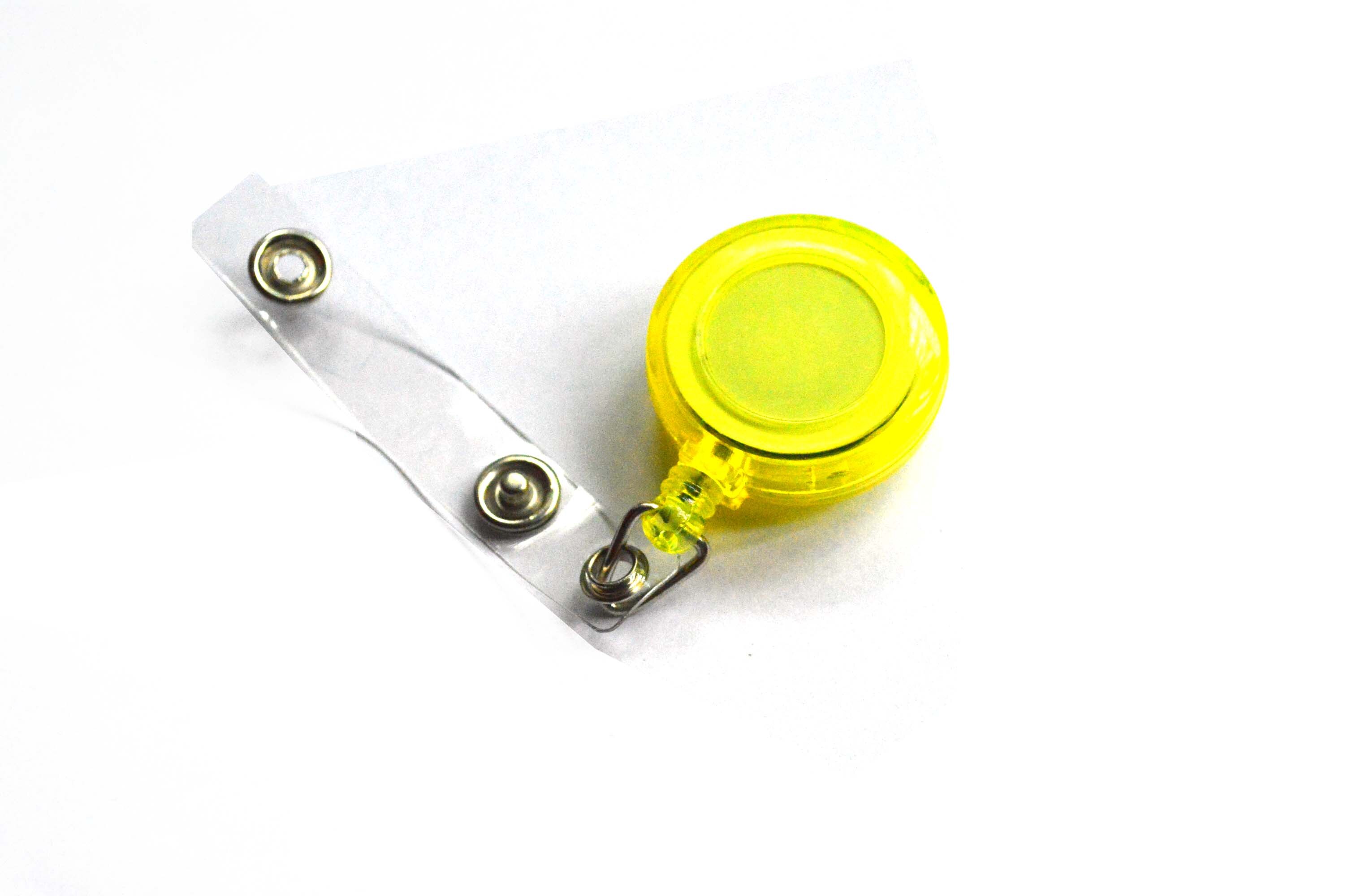 10 pcs/lot 27 couleurs rétractable Anti-perte Clip boucle de sécurité carte Badge titulaire bobines Ski Pass carte d'identité porte-clés anneau bobines Clip: A
