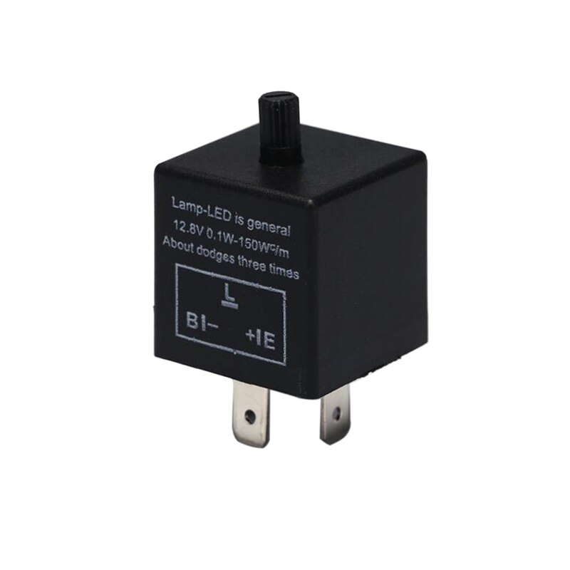 Led Flasher 12V Verstelbare Frequentie Led CF14 3 Pin Passen 12V Led Flasher Relais Auto Richtingaanwijzer blinker Light