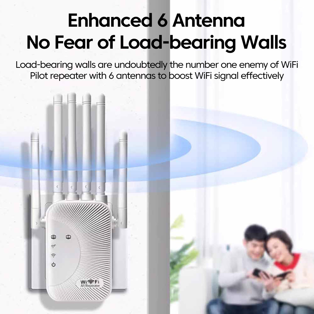300 Mbps Wireless WiFi Repeater 2,4G Signal Router 6 Antenne Netzwerk Verstärker Repeater WiFi Signal Abdeckung Extender Reichweite WIFI Boo