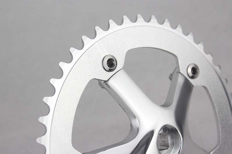Fixed Gear 44T Crank Set Bike Bicycle Aluminum Chainwheel Alloy Crank Set Sprocket Crankset