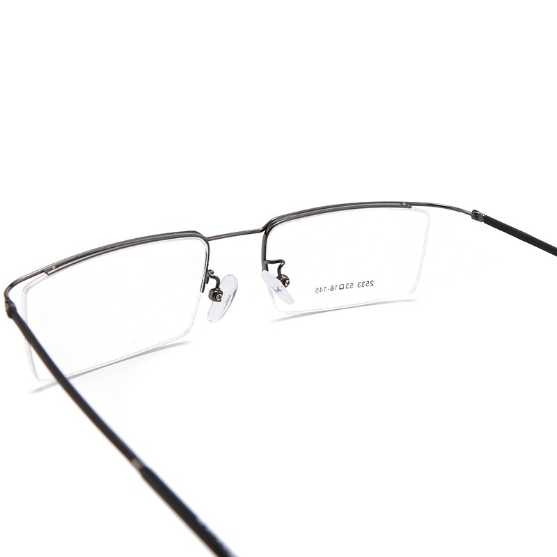 BCLEAR-gafas cuadradas de aleación de titanio para hombre, anteojos con montura delgada, ultralivianas, graduadas para miopía, gafas ópticas sin montura de Metal