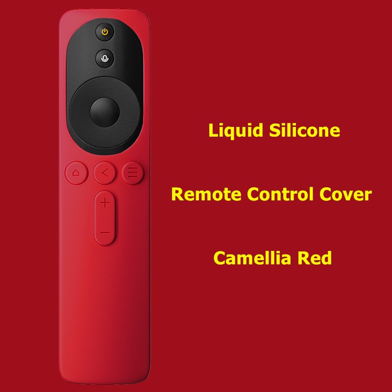 Funda de Control remoto de silicona para Xiaomi TV Mi 4A 4C 4X 4S, funda protectora antideslizante a prueba de polvo, 1 ud.: Red