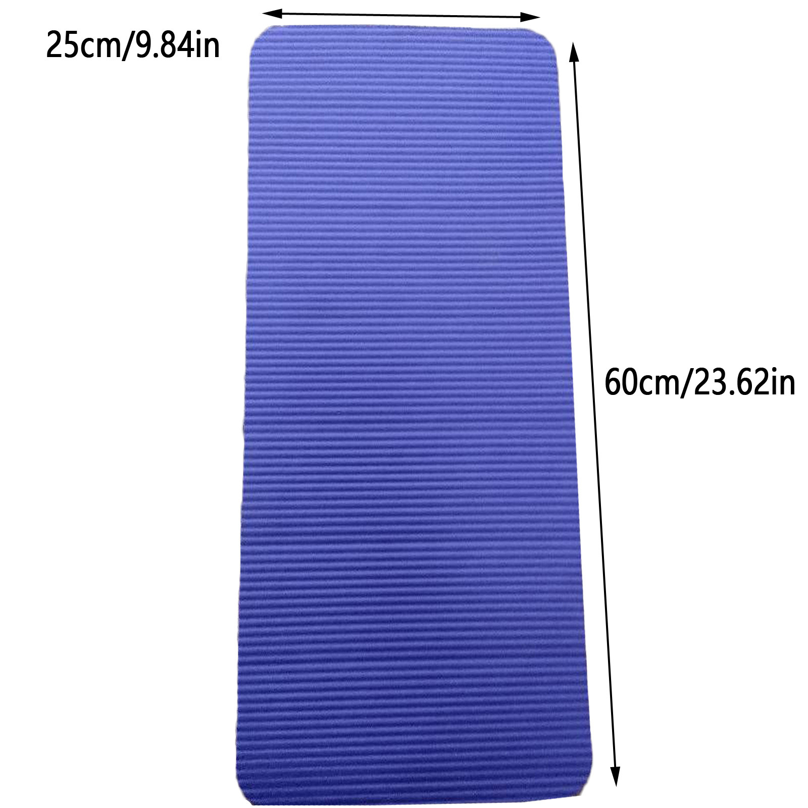 60x25x1.5cm Non Slip Yoga Knee Pad Thickened NBR Exercise Mat Portable Workout Cushion for Elbow Support Comfortable Fitness Pad