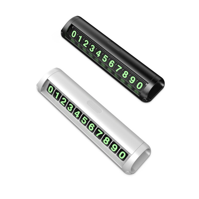 Temporary Car Parking Card Car Temporary Stop Sign Telephone Number Car Parking Card Stop Phone Number Card Plate Hidden Switch