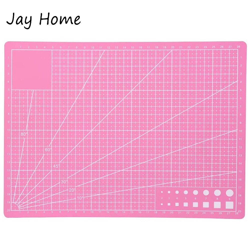 26pcs Rotary Cutter Kit 45mm Rotary Cutter & A4 Self Healing Cutting Mat&Patchwork Ruler&Blade for Quilting Leather Crafting