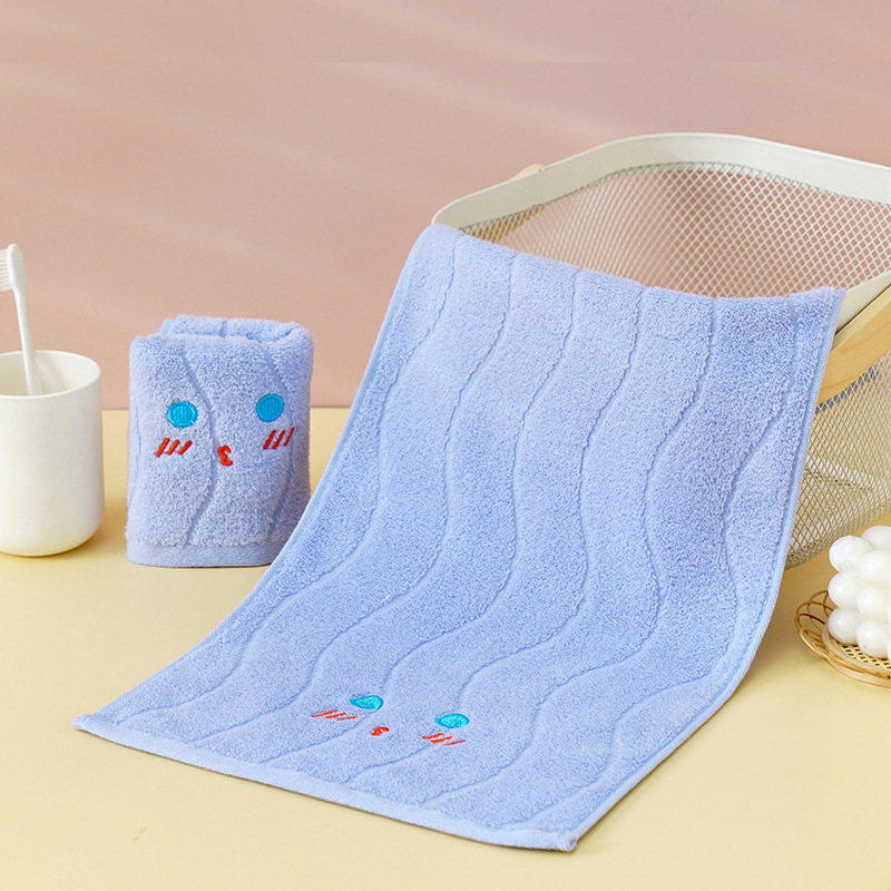 25 x 50cm søde håndklæder badehåndklæder ren bomuld af høj kvalitet husholdningshåndklæder absorberer vandfarve ansigtsvaskefibre børnehåndklæder: 22#