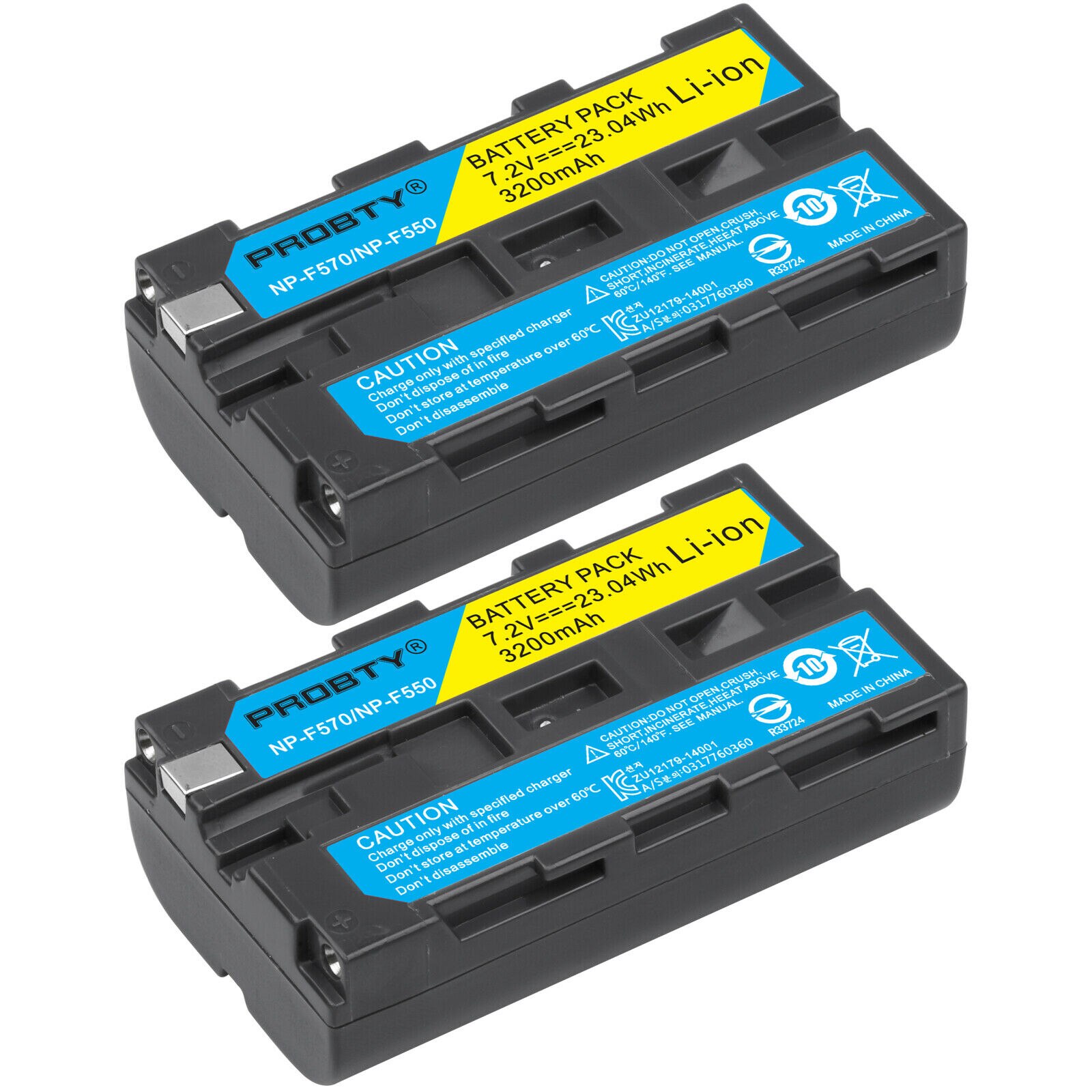 NP-F550 NP F550 NP-F570 3200mAh Camera Battery For Sony NP-F330 NP-F530 NP-F570 NP-F730 NP-F750 CCD-TRV81 CCD-RV100 L70: black