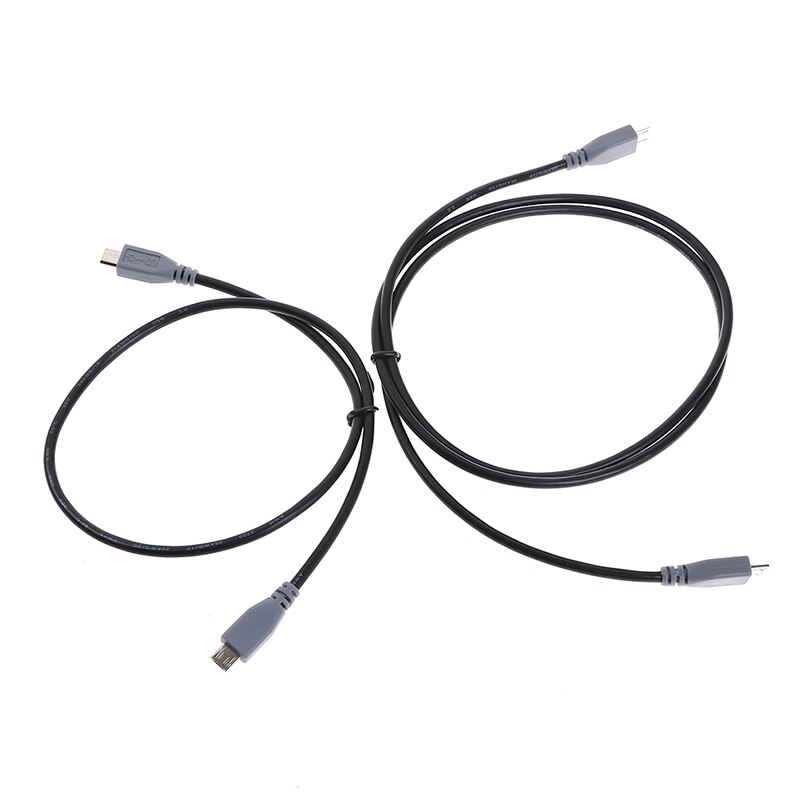 1pcs 25/50/100cm Micro USB Male To Micro USB Male Data Charger Cable For MP4 Phone